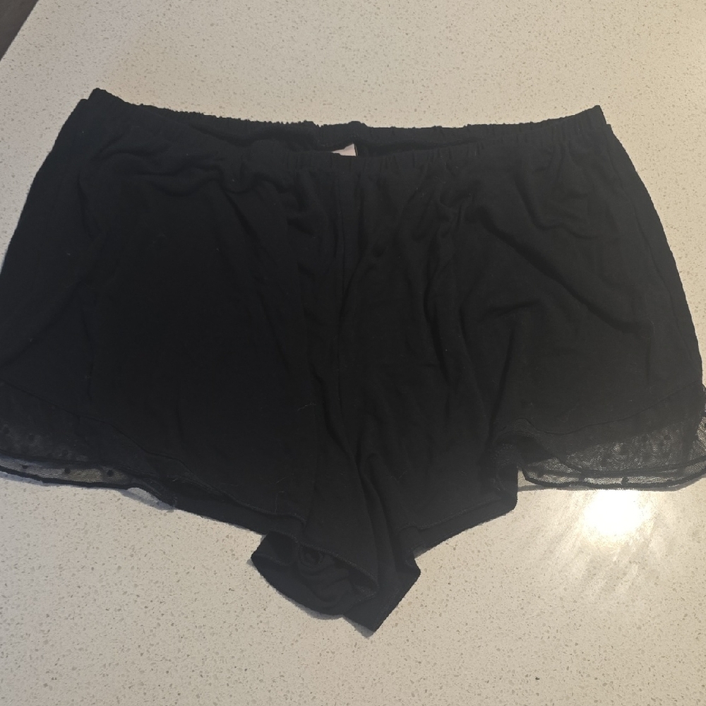 Victoria's Secret Black Sleep Shorts